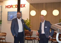 Markus Balan and Albert Haket with Horconex. The greenhouse building company stepped into the German speaking market the recent years.